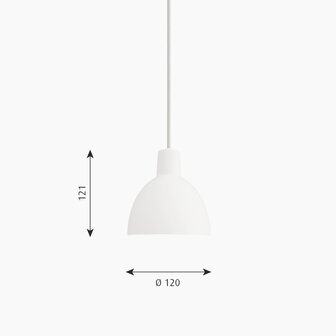 Louis Poulsen Toldbod 120/170/250 Hanglamp