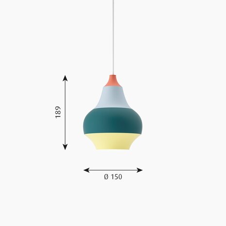 Louis Poulsen Cirque Ø 150/220/380 hanglamp, verlichting