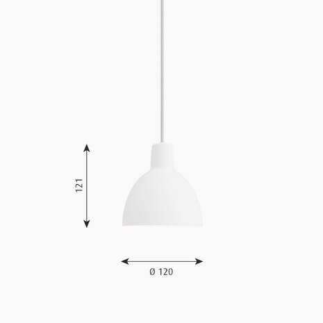 Louis Poulsen Toldbod 120/170/250 Hanglamp