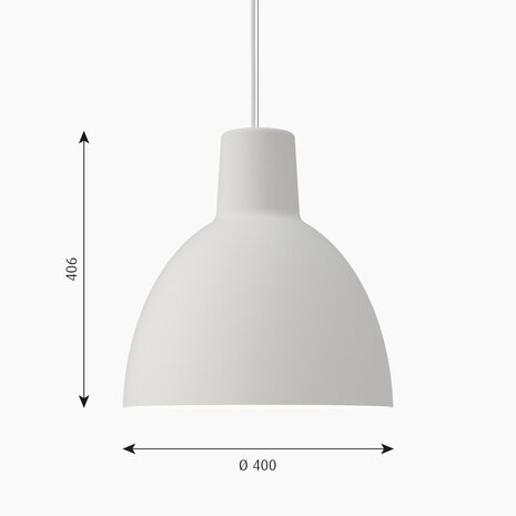 Louis Poulsen Toldbod 400/500 Hanglamp