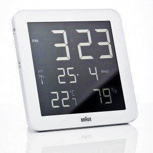 Braun digital clocks &ndash; BNC014WH-RC wit wand/tafel klok