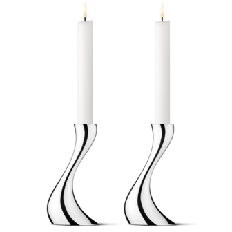 Georg Jensen Cobra kandelaar klein set van 2