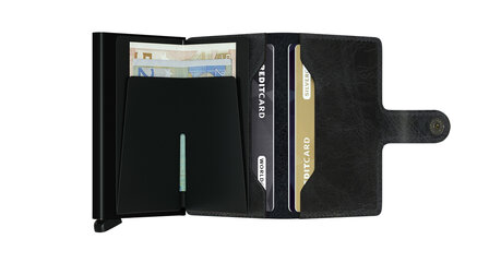 Secrid Miniwallet MV Vintage Black portemonnee