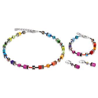 Coeur de Lion Oorbellen 2838/ /1520 Multicolor Rainbow