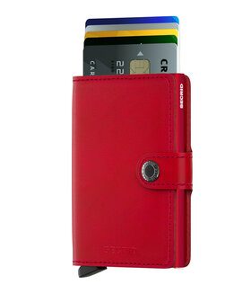 Secrid Miniwallet M Original Red Red portemonnee