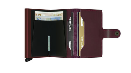 Secrid Miniwallet M Original Bordeaux portemonnee