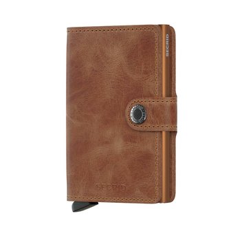 Secrid Miniwallet MV Vintage Cognac Rust portemonnee