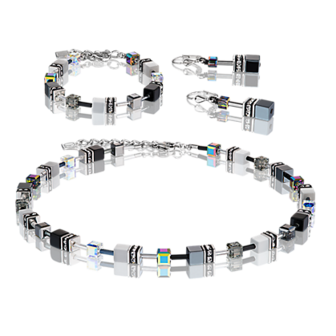 Coeur de Lion Oorbellen 4014/ /1412 White-Grey