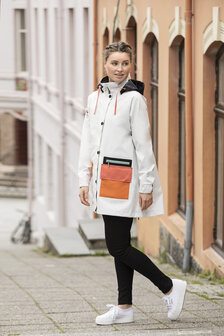 Blaest regenjas model Copenhagen wit