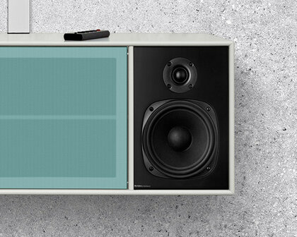 Montana meubel kasten systeem TV &amp; Sound luidspreker, speaker medium set van 2