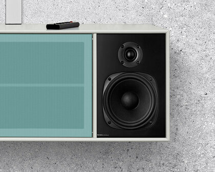 Montana meubel kasten systeem TV &amp; Sound luidspreker, speaker medium set van 2