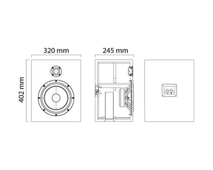 Montana meubel kasten systeem TV &amp; Sound luidspreker, speaker large set van 2