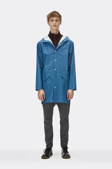 Rains Regenjas Long Jacket unisex faded blue 1202-42
