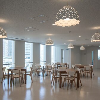 Louis Poulsen LC Shutters hanglamp, verlichting