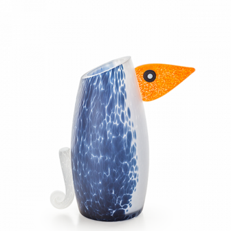 Glasstudio Borowski Pingu Blue White Small