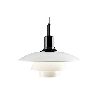 Louis Poulsen PH3,5/3 hanglamp, verlichting, hoogglans chroom of zwart