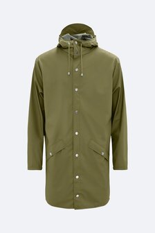 Rains Regenjas Long Jacket unisex sage 1202-78