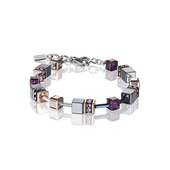 Coeur de Lion Armband 4015/ /0824 Amethyst