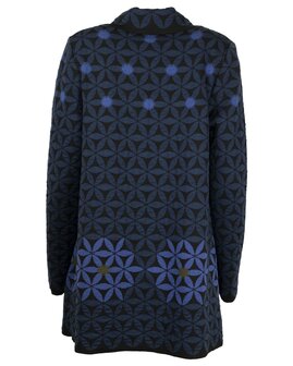 Oleana Cardigan 345 W Dark Blue