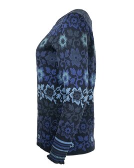 Oleana Cardigan 343 W dark blue