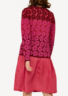 Oleana Cardigan 350 K cerise burgundy