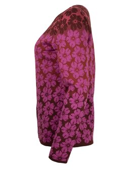 Oleana Cardigan 350 K cerise burgundy