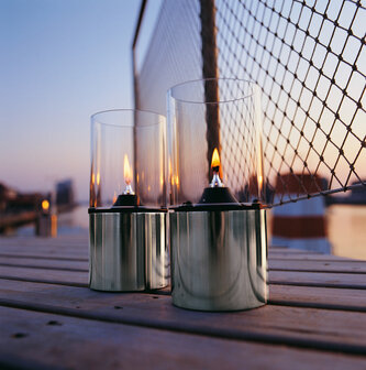 Stelton Olie lamp helder glas, model 1005