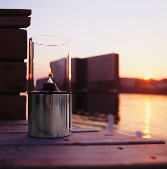 Stelton Olie lamp helder glas, model 1005