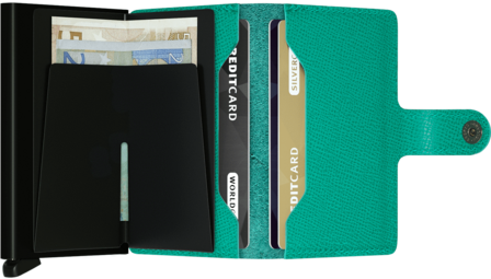 Secrid Miniwallet MC Crisple Emerald portemonnee