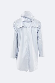 Rains Regenjas Long Jacket unisex Metallic Ice Grey 1202-96