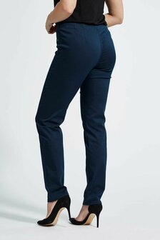 Laurie broek, model Betty Regular basis katoen donker blauw 28111-49200