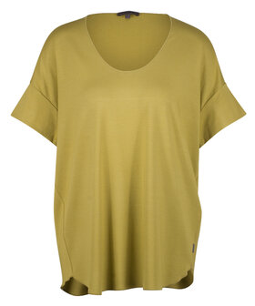 Oska shirt Kerria 918 740MOSS geel