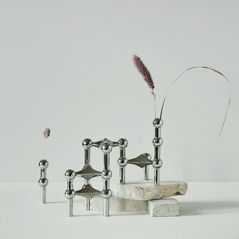 Stoff Nagel Vaas chroom glanzend 9054