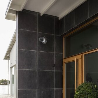 Louis Poulsen buitenlamp Albertslund Wand grijs lang model