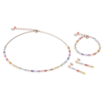 Coeur de Lion Oorbellen 4948/ /1522 Multicolor Pastel