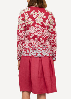 Oleana Cardigan 332 AV donker rose/licht rose