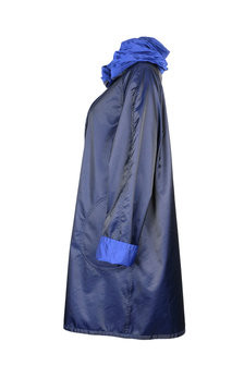 Herluf jas Storm twee zijden draagbaar cobalt blauw