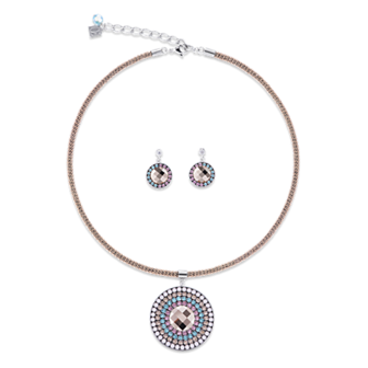 Coeur de Lion Oorbellen 4954/ /1906 Rose-turquoise