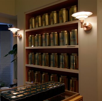 Louis Poulsen buitenlamp PH3-2&frac12; wandlamp zwart