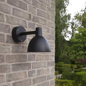 Louis Poulsen buitenlamp Toldbod 155 wandlamp zwart