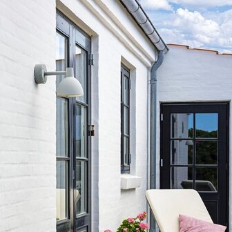 Louis Poulsen buitenlamp Toldbod 155 wandlamp grijs