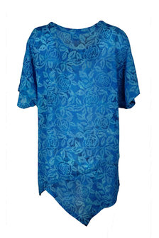 Unikat Artwear kleding shirt 151 helder blauw