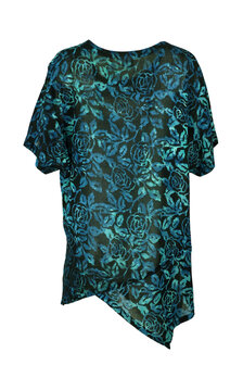 Unikat Artwear kleding shirt 151 houtskool zwart