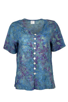 Unikat Artwear kleding blouse 130 fuchsia