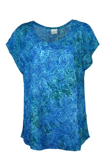 Unikat Artwear kleding blouse 180 aqua