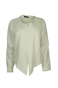 Ralston kort linnen jasje Babi wit 41571