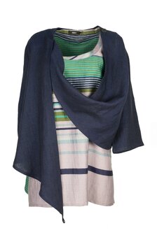 Ralston linnen vestje Hey donkerblauw 41570