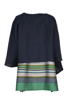 Ralston linnen vestje Hey donkerblauw 41570