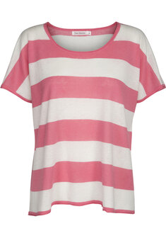 Two Danes shirt top Lucienne rose wit