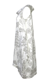 Blueberry Italia linnen jurk wit 9043-45